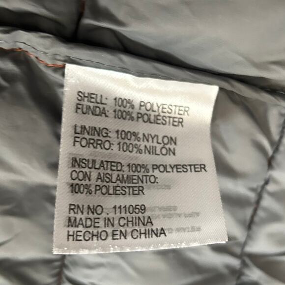 Pulse Full-Zip Puffer Vest in Rust Quilted Vest - Picture 13 of 13